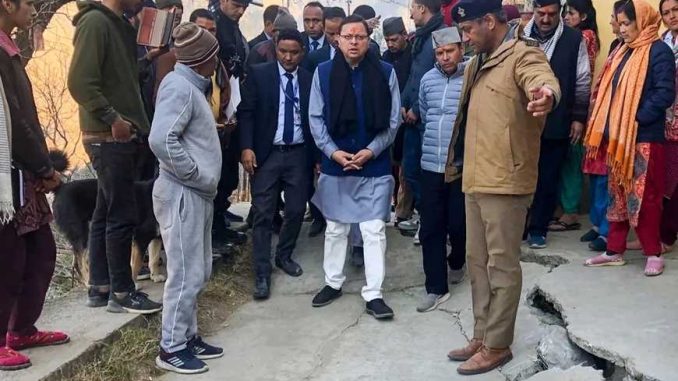 Why CM Dhami's four-hour stormy Joshimath tour has trapped BJP?