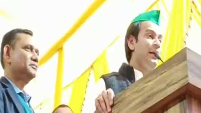 Tej Pratap's tongue slipped on the stage, what did the minister say to CM Nitish Kumar