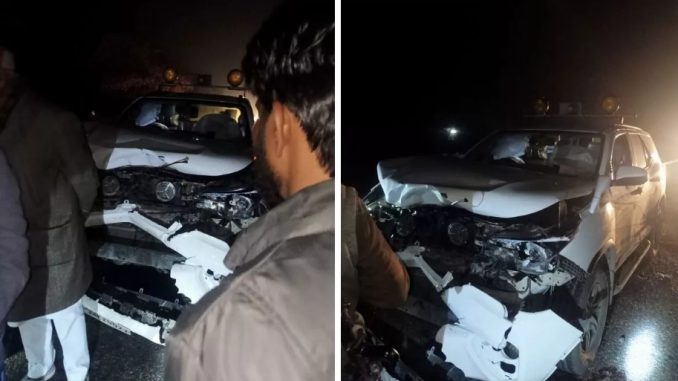 Just in: Horrific accident with BJP MP in UP, created ruckus