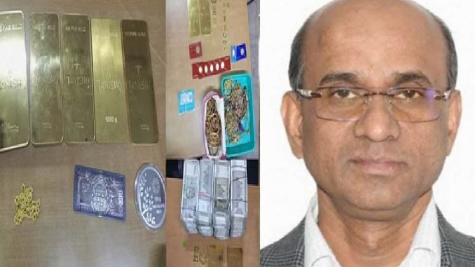 Former railway officer's house raided, 17 kg gold, 1.5 crore cash, officers' eyes burst