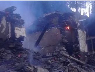 Fierce fire in Himachal's Rampur: House burnt to ashes, 70-year-old woman burnt alive