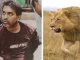 A young man jumped into a lion's cage in Chhattisgarh, a woman ranger saved his life like this