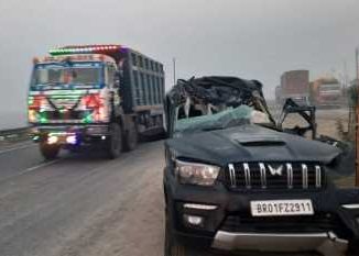 Three friends going for a ride with the new Scorpio in Bihar died, the vehicle was tested