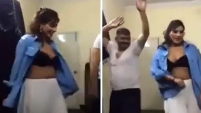 SHO did obscene dance with female constable, users said - Astagfirullah!