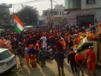 Uproar over throwing meat on kanwariya having breakfast in Uttarakhand, uproar in Jaspur, protest for arrest