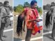 Husband walked for 80 km carrying wife's dead body on his shoulder, when the police caught sight...