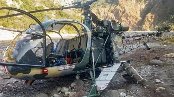 Just now: Army's Cheetah helicopter crash near Chinese border, created a stir, see here in detail