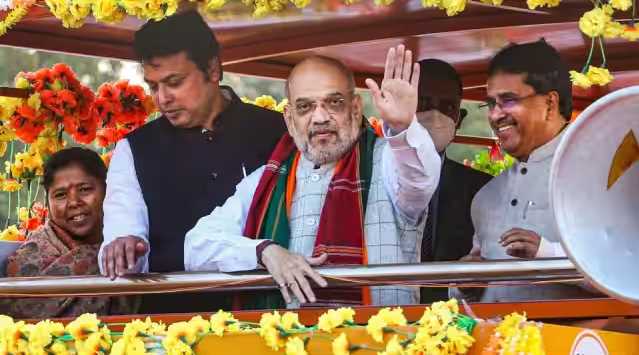 What is the significance of Amit Shah's double rally in Bihar? What is the danger to the Grand Alliance?