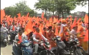 BJP prepares to capture power again in Madhya Pradesh, saffron yatra taken out with 11 thousand vehicles