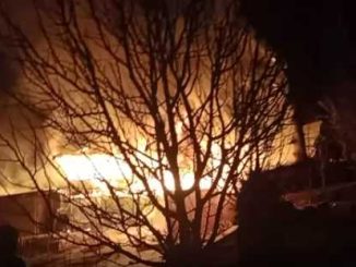 Late night in Uttarakhand, two houses were burnt to ashes in a fierce fire.