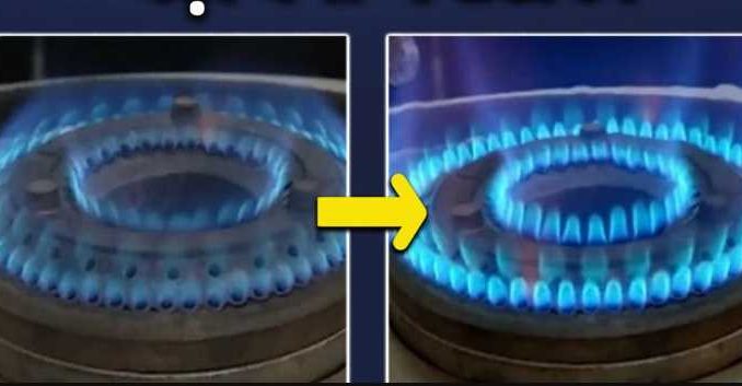 Your gas burner will be cleaned in minutes with the things kept in the house, the flame will be high from slow, food will be cooked quickly.