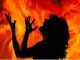 Lover committed suicide, girlfriend also burnt herself alive after hearing this shocking news.