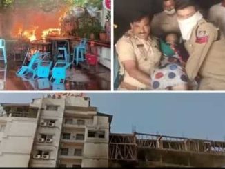 Fire broke out in Indore hotel due to short circuit, 46 people trapped inside, screams