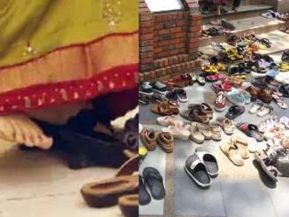 If your shoes and slippers have been stolen from the temple, then understand that this work is done? don't know what this is a sign of