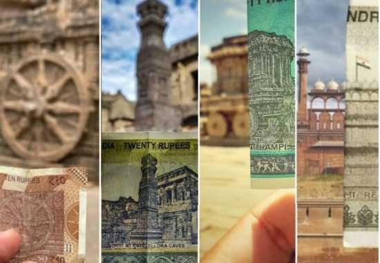 On which rupee note..where's picture is printed? If you don't know then know