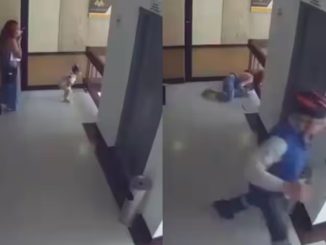 Video: The child was peeping through the railing of the stairs, suddenly slipped down, the mother ran to catch him and then...
