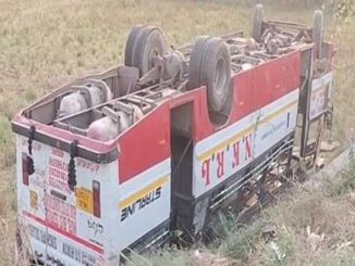 Just now: Horrific accident shook Haryana, overturned bus, 30 people in the accident...
