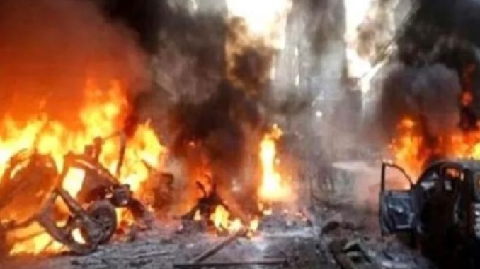 Just now: Fierce terrorist attack near military bases, 10 killed in bomb blast, many houses destroyed