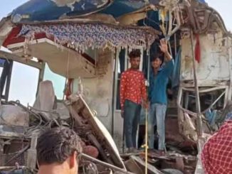 Speeding bus rams into parked trailer in Chhattisgarh, one passenger killed, 12 injured
