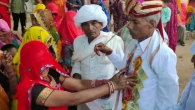Rajasthan: 25 years old bride, 55 years old groom, yet this marriage is being praised! know why