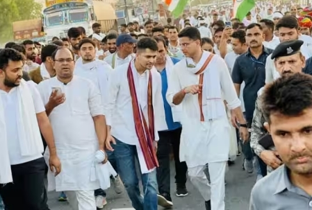 This young leader walked 100 kilometers with Sachin Pilot in Jan Sangharsh Yatra, know the reason