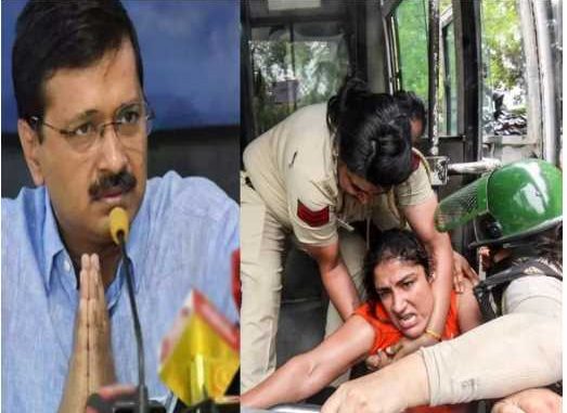 Police took wrestlers into custody, Kejriwal attacked the center, made this serious allegation