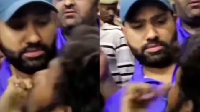 IPL 2023: 'Kiss' asked from Rohit Sharma, captain's reaction will surprise you