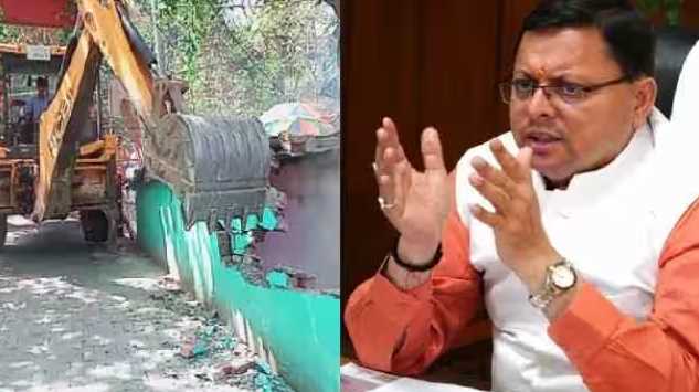 Just now: CM Dhami government's tremendous 'bulldozer action' on tombs, 56 tombs demolished