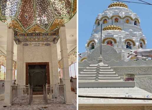 Radha-Krishna temple built in memory of wife, 50 thousand people were invited..this will be a unique work