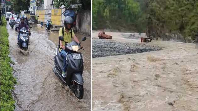 Thunderstorm-hail alert in Uttarakhand even today, record water in Gaula; cars on the way