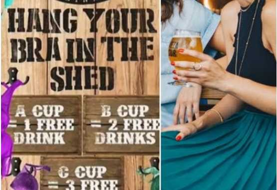 This pub giving free drink to women according to bra size created ruckus.. finally something like this happened!