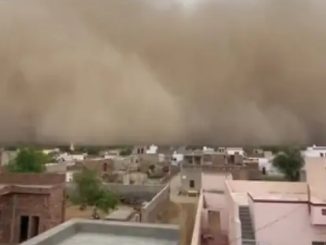Dust storm in Rajasthan, shadow cloud in Jaipur: Thunderstorm and rain in Churu, Bikaner and Hanumangarh; Hail fell in Chittorgarh-Barmer