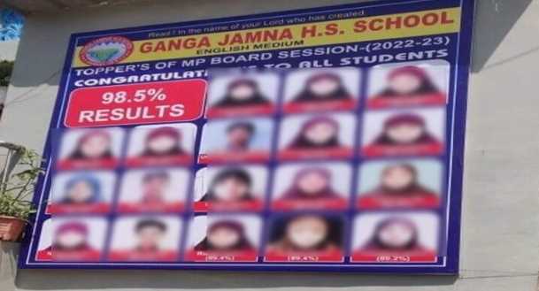 Hindu girl students brainwashed in Madhya Pradesh school! Photo surfaced in hijab