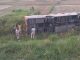 A bus full of 40 passengers overturned in a painful road accident in Bihar, one died; more than 30 injured