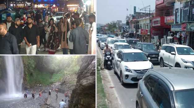 Tourists throng in Mussoorie-Chakrata… Rishikesh-Haridwar roads jammed… Tourist circles