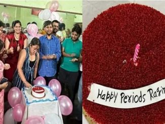 Unique initiative in Uttarakhand, family members cut cake on daughter's first period l