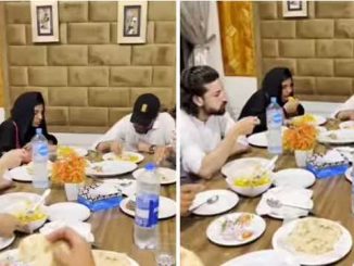 India's Anju, drunk in burqa in Pakistan, was seen having dinner with Nasrullah; watch video