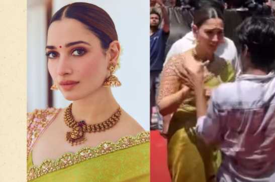 Fan breaks security barricade to meet Tamannaah Bhatia, holds her hand and then...