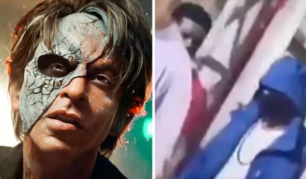 Ahead of the release of Shah Rukh Khan's upcoming film Jawan, Vaishno Devi arrived to seek her blessings. A video of him from Jammu is circulating on social media. It is being claimed that the person hiding his face in the blue hooded shirt is Shah Rukh Khan.