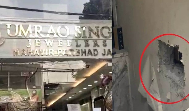 Delhi Jewelery Shop Loot: 25 crores stolen in Delhi's jewelery shop, entered the strong room by making a hole in the wall