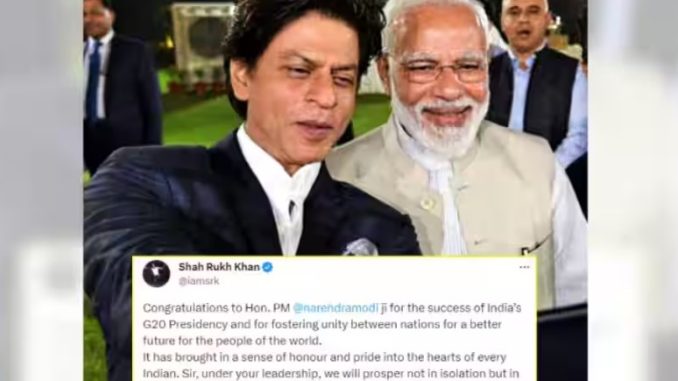 When Shahrukh Khan recited ballads in praise of PM Modi, fans went into shock and started abusing.