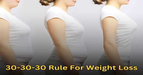 30-30-30 Rule: Do you know this special rule for weight loss? Belly fat also disappears