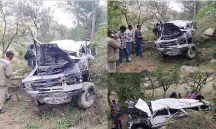 Major accident in Himachal, jeep fell into ditch, 4 dead, 7 injured