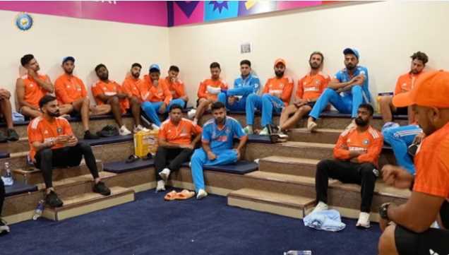 Flood of tears in the Indian dressing room, coach Rahul Dravid could not see the players crying.