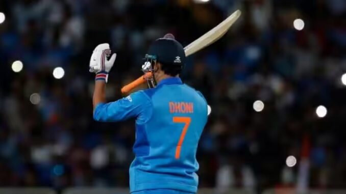 Like number 10, number 7 jersey also retired, Dhoni also got respect like Sachin!