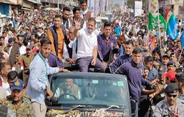 Third day of Rahul Gandhi's visit to Madhya Pradesh in Madhya Pradesh, attack on Centre's policies