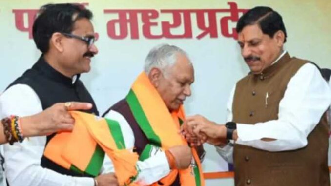 Congress again faces a big blow in Madhya Pradesh! These veteran leaders joined BJP