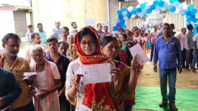 Voting increased in the second phase in Bihar, 58 percent voting on five seats, highest in Katihar.