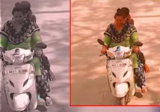 'Scooter wali madam' broke traffic rules, police imposed fine of Rs 1.36 lakh
