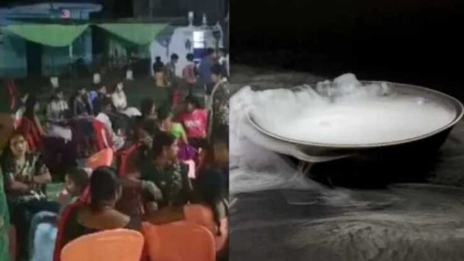 Chhattisgarh: Dry ice kept for special effect at wedding thrown in open, 3 year old child dies after eating it